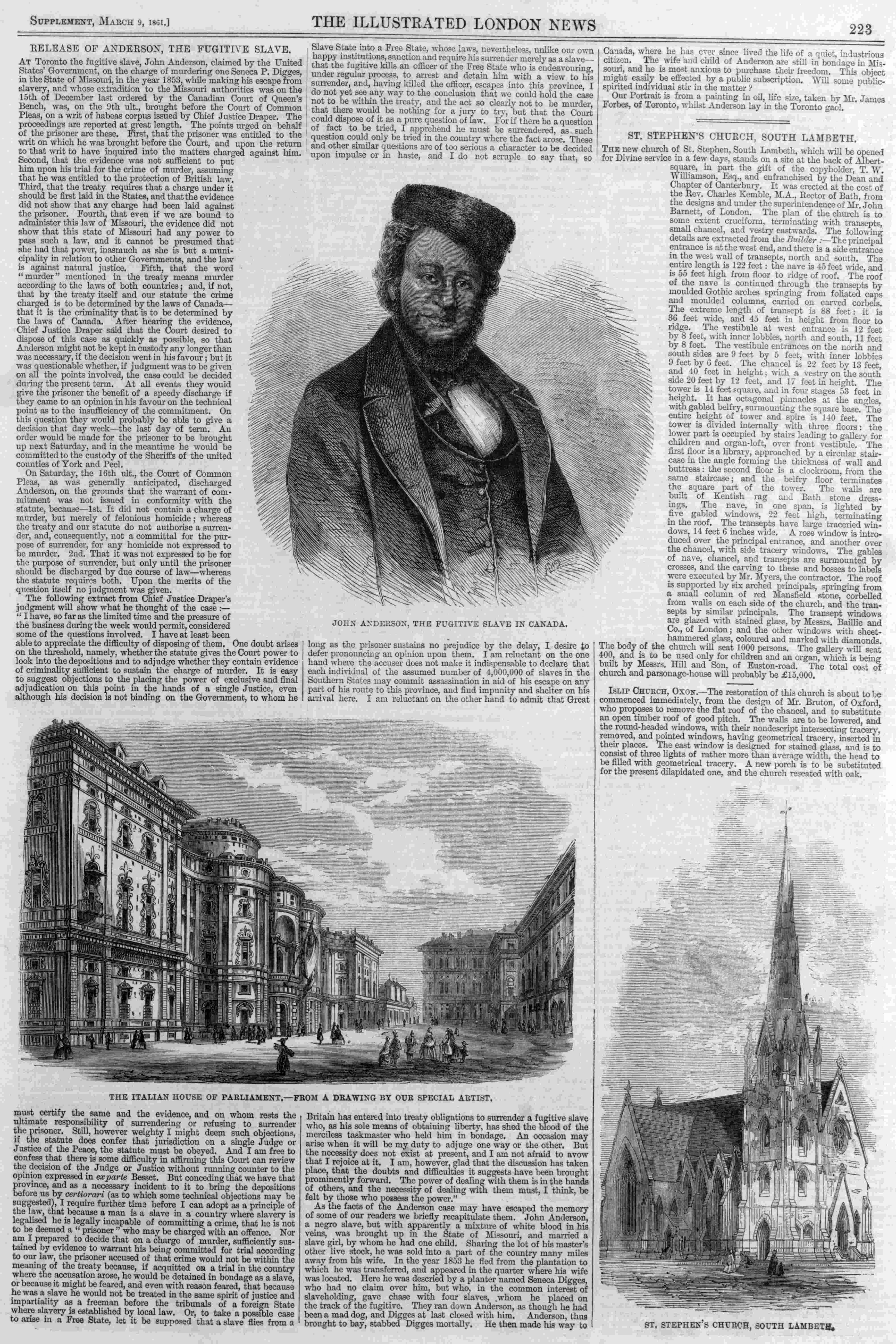 John Anderson fugitive slave